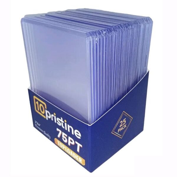 10 Pristine - Toploader 75pt - Pack 25ud