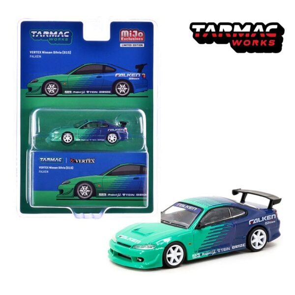 Tarmac -  Vertex Nissan Silvia S15 *Falken*, blue/green