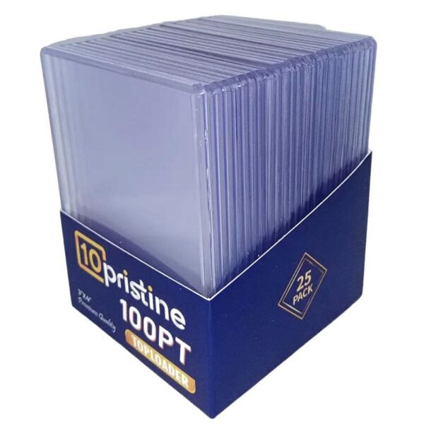 10 Pristine - Toploader 100pt - Pack 25ud