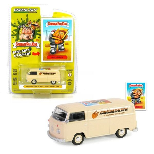 Greenlight - 1979 Volkswagen Type 2 Panel Van Boxed Brad - Garbage Pail Kids