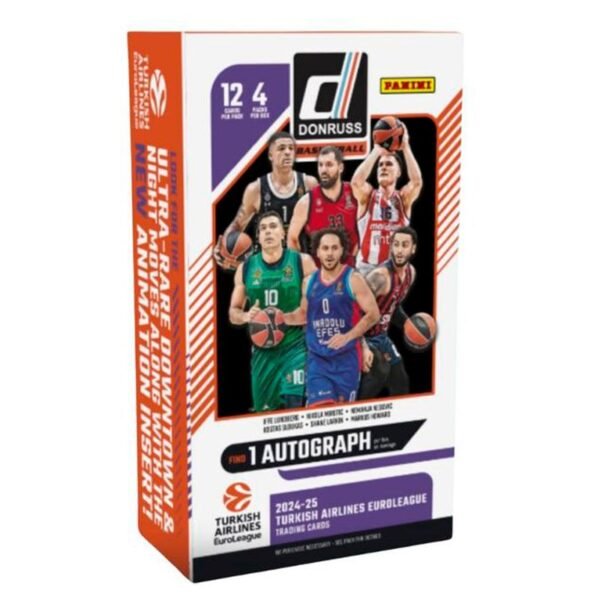 2024-25 Panini Donruss Euroleague Basketball Hobby Box