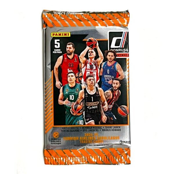 PACK 2024-25 Panini Donruss Turkish Airlines EuroLeague Basketball Gravity
