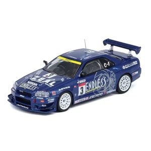 Inno64 - Nissan Skyline GT-R (R34) #3 *Endless Advan* Super Taikyu Series 2002 Winner, blue