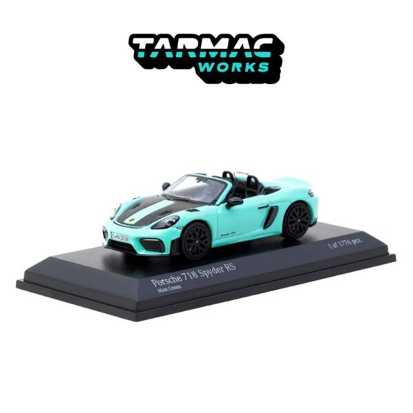 Tarmac -  Porsche 718 Spyder RS, mint green
