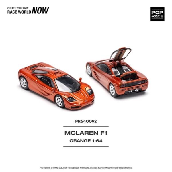 Pop Race - McLaren F1, orange