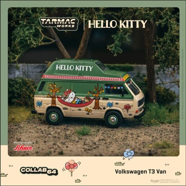 Tarmac - Volkswagen T3 Van Hello Kitty Camping