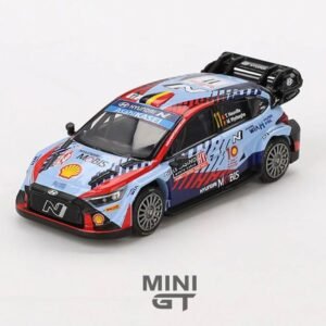 MiniGT - 2024 Hyundai I20 N Rally 1 Hybrid #11 Winner Rally Monta Carlo