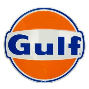Metal Tac Signs - Gulf Diecut Round Aluminum