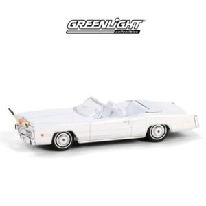 Greenlight - 1976 Cadillac Eldorado Convertible, white with Bull Horns Hood Ornament