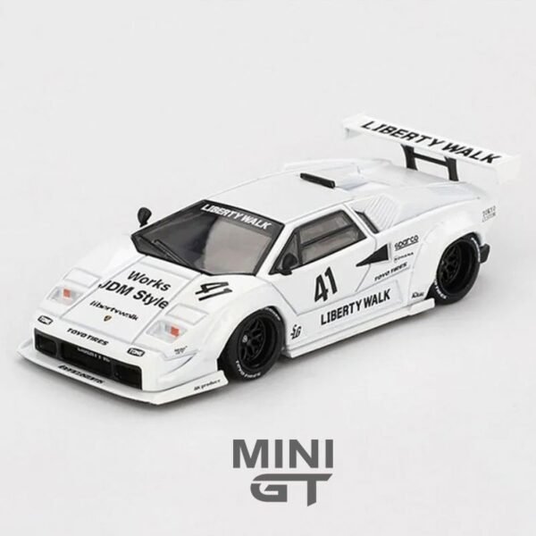 MiniGT - 2024 Lamborghini Countach LB-Works White Tokyo