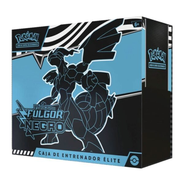 Pokemon ETB Español - Caja Entrenador Elite Fulgor Negro SV10.5