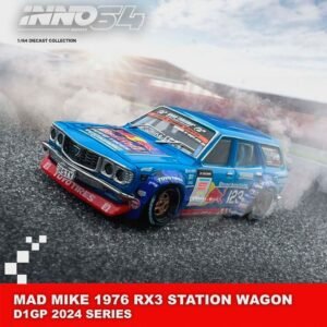 Inno64 - 1976 Mazda RX3 *Mad Mike* Station Wagon D1GP Series 2024