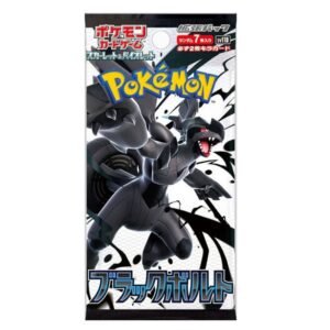 About Japanese Pokemon - Black Bolt Booster Box Japanese SV11B Zekrom