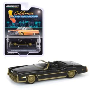 California Lowriders - 1976 Cadillac Eldorado Convertible, black & gold - Series 6