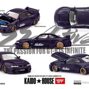 KAIDO163 Kaido House 1995 Nissan Skyline GT-R (R33) Active Carbon R V2, midnight purple