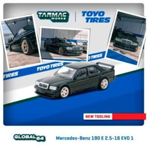 Tarmac - Mercedes Benz 190 E 2.5-16 EVO 1 *Toyo Tires*, black