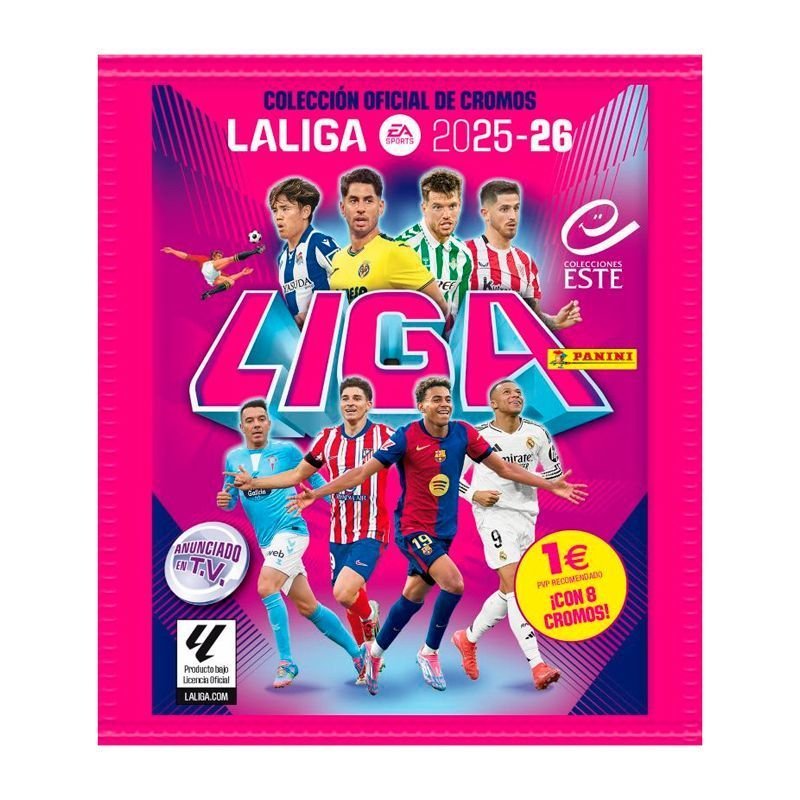 Sobre 4a EDICION 25-26 Cromos Liga Panini Sobre 4a EDICION 25-26 Cromos Liga Panini