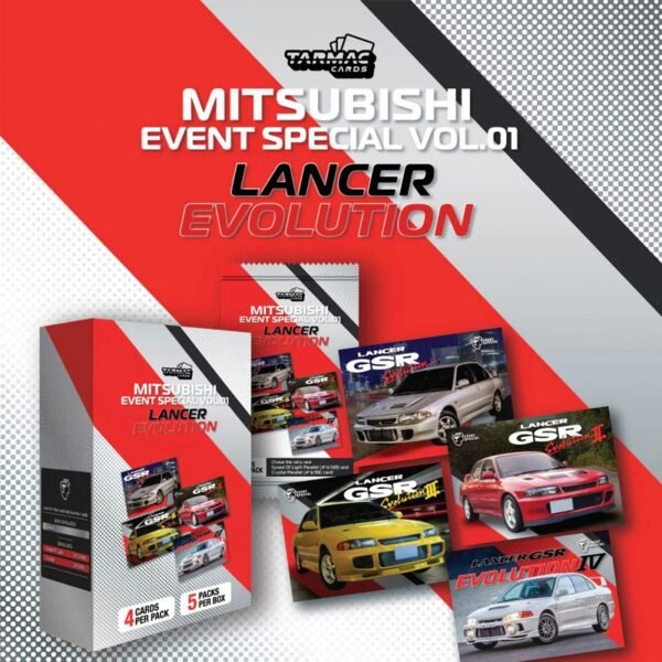 Tarmac Cards Mitsubishi Event Special Vol.01 - Lancer Evolution BOX