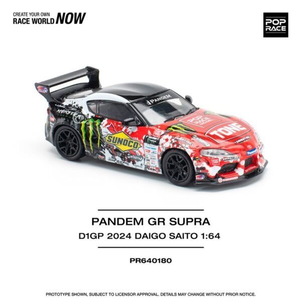 Pop Race - 2024 Pandem GR Supra D1GP Daigo Saito