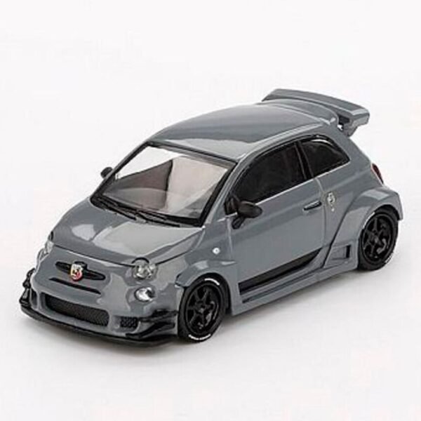 MiniGT - 2024 Fiat Abarth 595 LB-Works X, Abas Works gray