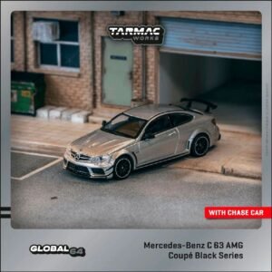 Tarmac - Mercedes-Benz C 63 AMG Coupe Black Series, silver metallic