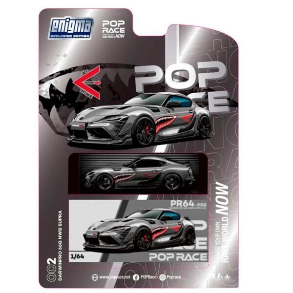 Pop Race - Darwin Pro 66G NWB Supra A90, gray metallic