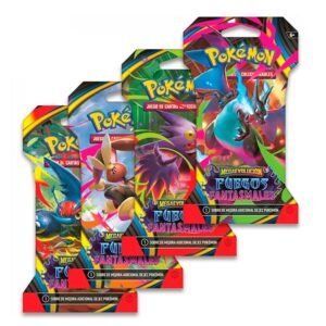 Pokemon Sobre Refuerzo Fuegos Fantasmales con funda Español