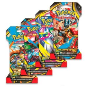 Pokemon Sobre Refuerzo Megaevolucion con funda Español