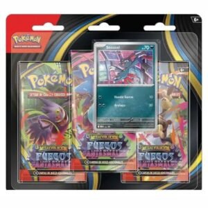 Pokemon Español Fuegos Fantasmales 3-Pack Blister (Sneasel)
