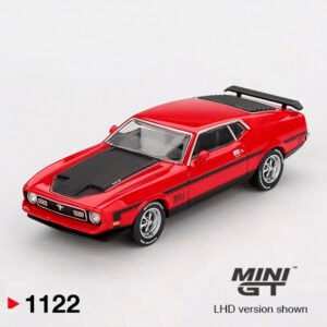 MiniGT 1122 - 1971 Ford Mustang Mach 1 Race, red