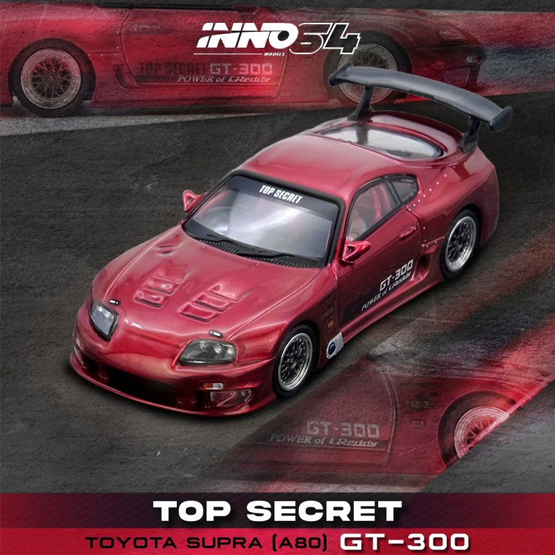 Inno64 - Toyota Supra (A80) *Top Secret*, red Inno64 - Toyota Supra (A80) *Top Secret*, red