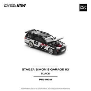 Pop Race - Nissan Stagea Simon's Garage #62 - PR64-211