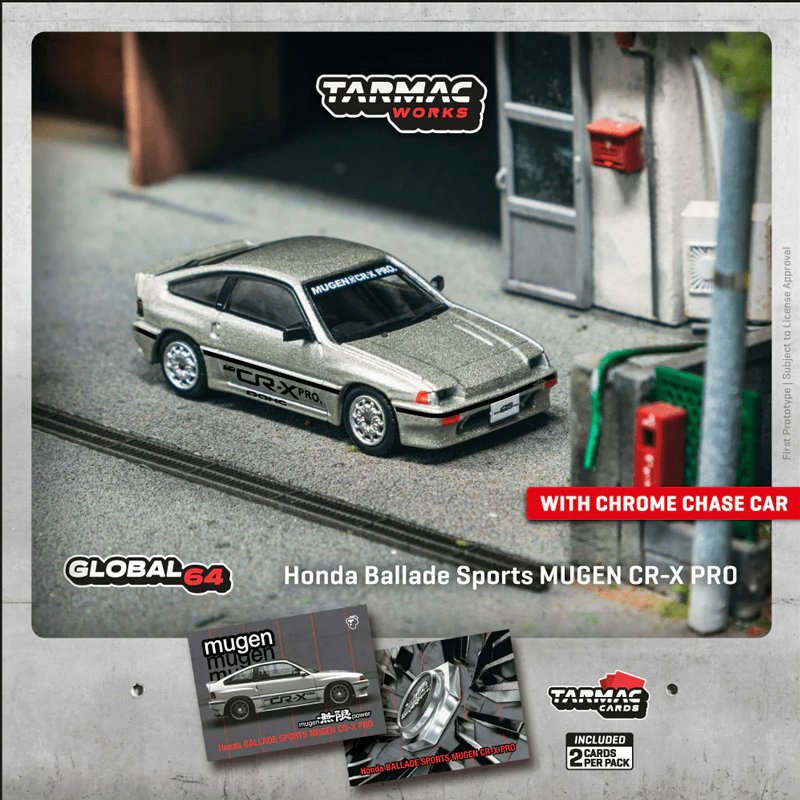 Tarmac - Honda Ballade Sports MUGEN CR-X PRO, silver Tarmac - Honda Ballade Sports MUGEN CR-X PRO, silver