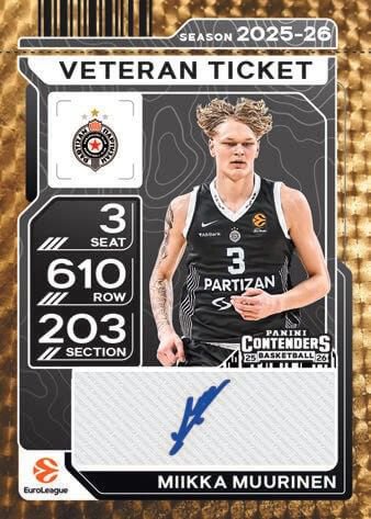 25-26 Panini Contender Euroleague 25-26 Panini Contender Euroleague - Imagen 4