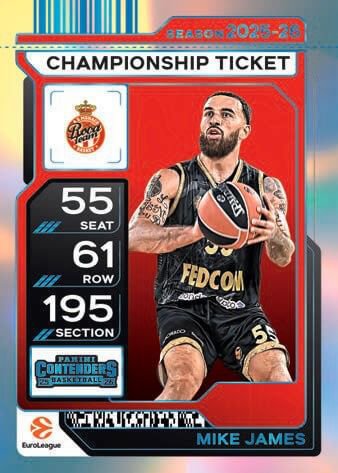 25-26 Panini Contender Euroleague 25-26 Panini Contender Euroleague - Imagen 7