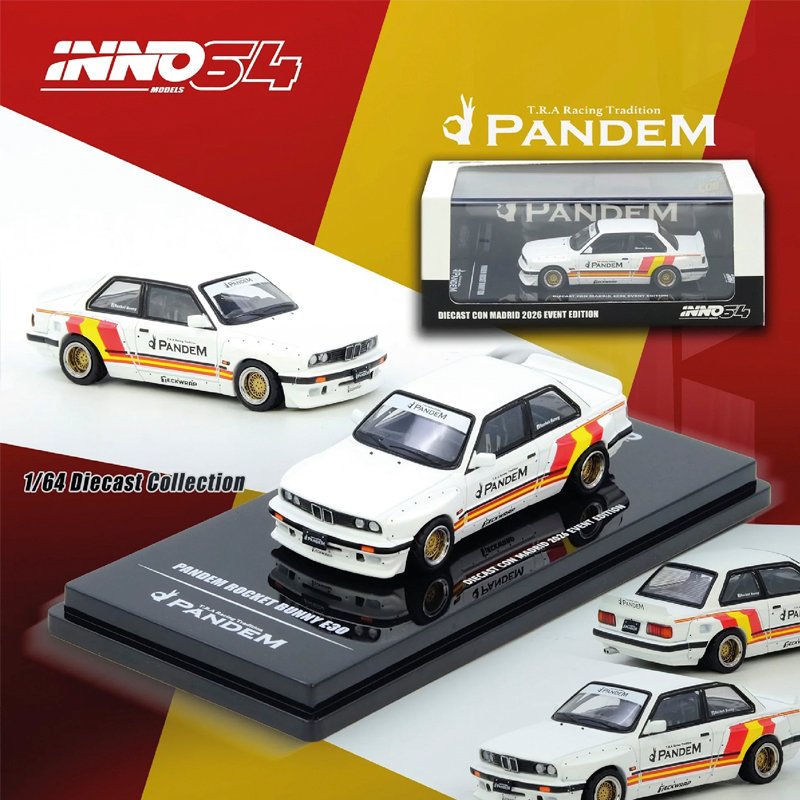 Inno64 - Pandem Rocket Bunny E30 *DIECAST CON MADRID* Event Edition Inno64 - Pandem Rocket Bunny E30 *DIECAST CON MADRID* Event Edition