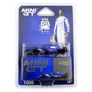 MiniGT 1006 Blister - 2024 RB VCARB 01 #3 Daniel Ricciardo F1 2024 Bahrain GP, blue/white