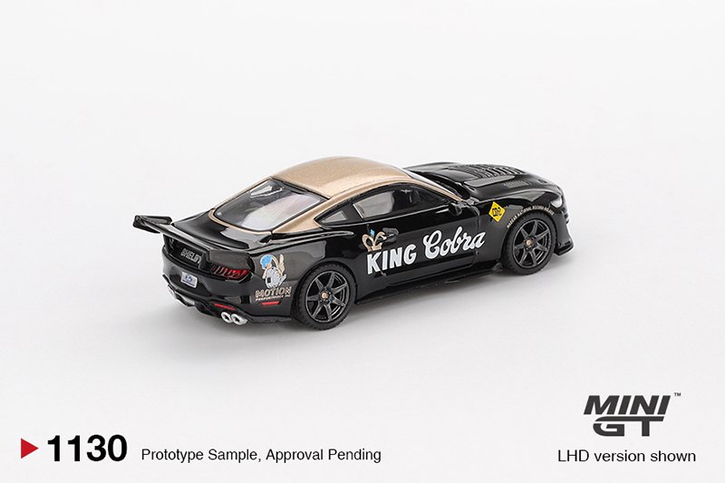 Mini GT 1130 - 2020 Shelby GT500 Dragon Snake Concept, Black & Gold Mini GT 1130 - 2020 Shelby GT500 Dragon Snake Concept, Black & Gold - Imagen 3
