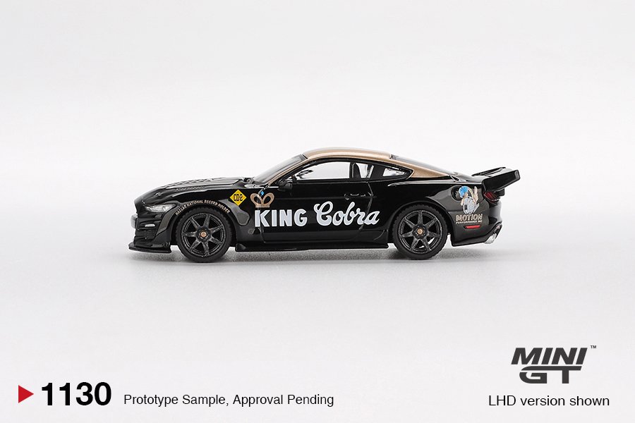 Mini GT 1130 - 2020 Shelby GT500 Dragon Snake Concept, Black & Gold Mini GT 1130 - 2020 Shelby GT500 Dragon Snake Concept, Black & Gold - Imagen 4