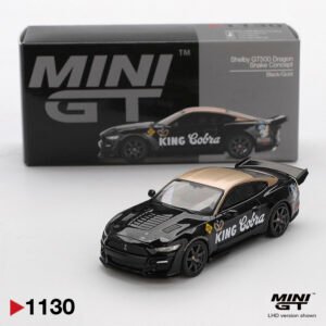 Mini GT 1130 - 2020 Shelby GT500 Dragon Snake Concept, Black & Gold