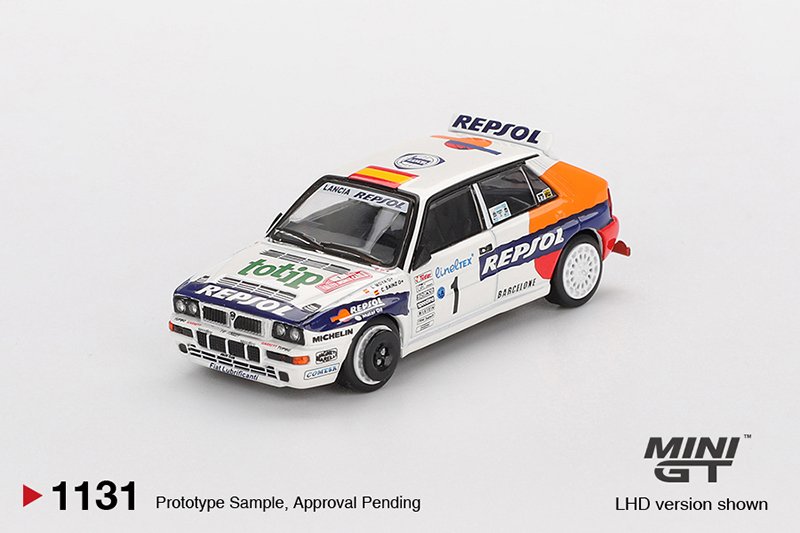 MiniGT 1131 - Lancia Delta Integrale Evoluzione #1 Monte Carlo Rally 1993 · Carlos Sainz / Luis Moya MiniGT 1131 - Lancia Delta Integrale Evoluzione #1 Rally Monte Carlo 1993 · Carlos Sainz / Luis Moya - Image 2
