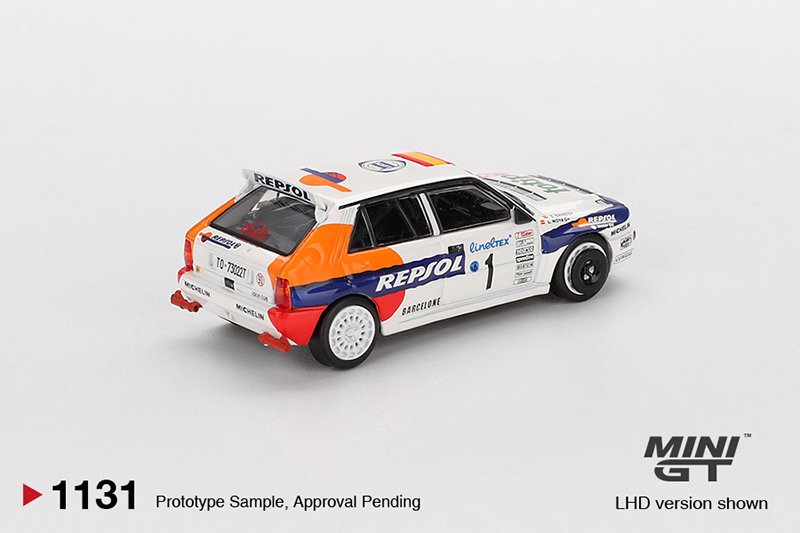 MiniGT 1131 - Lancia Delta Integrale Evoluzione #1 Monte Carlo Rally 1993 · Carlos Sainz / Luis Moya MiniGT 1131 - Lancia Delta Integrale Evoluzione #1 Rally Monte Carlo 1993 · Carlos Sainz / Luis Moya - Image 3