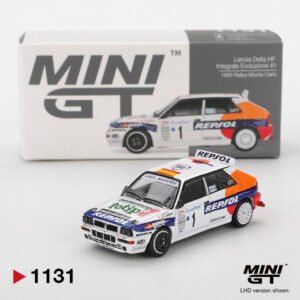 MiniGT 1131 - Lancia Delta Integrale Evoluzione #1 Rally Monte Carlo 1993 · Carlos Sainz / Luis Moya