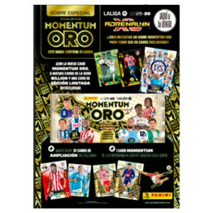 2025-26 Momentum Gold Panini Adrenalyn Envelope