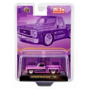 M2 Machines - 1978 Chevrolet Silverado Stepside Lowrider, purple