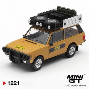 MiniGT 1144 - Land Rover Range Rover C.Swoboda & K.Mentel Winner Camel Trophy Sumatra 1981