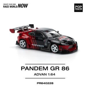 Pop Race 228 - Pandem GR86 *Advan*, black/red
