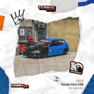 Tarmac -  Honda Civic EG6 *Tarmac Works 10th Anniversary*, black/blue