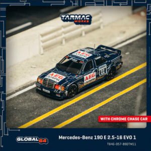 Tarmac - Mercedes-Benz 190 E 2.5-16 EVO 1, #11 Dany Snobeck DTM 1989, blue/white/red
