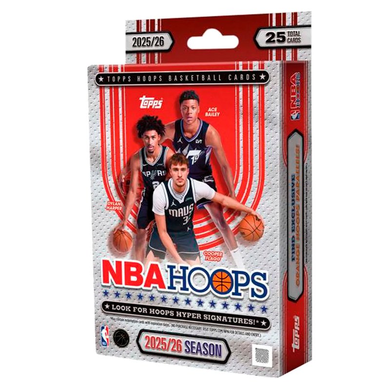 2025-26 Topps NBA Hoops - Hanger Box 2025-26 Topps NBA Hoops - Hanger Box